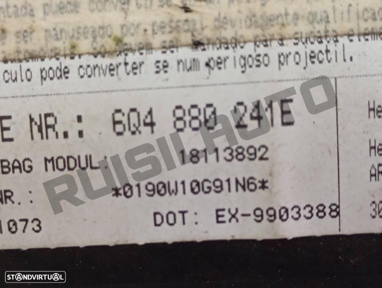 Airbag Banco Esquerdo 2qe880_241e Vw Polo Iv (9n) [2001_2012] 1 - 3