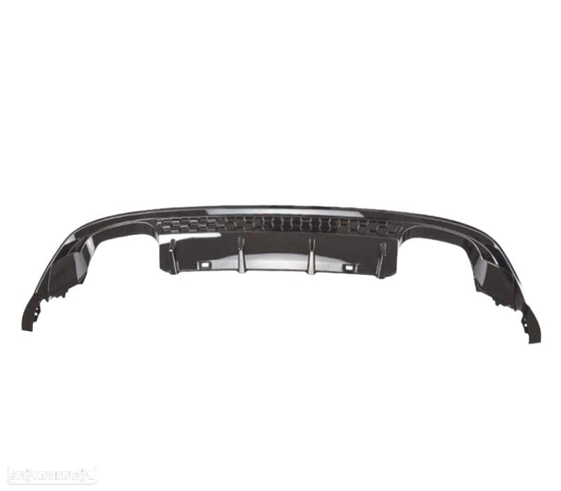 DIFUSOR VOLKSWAGEN VW GOLF 7.5 17-20 LOOK R PRETO - 3