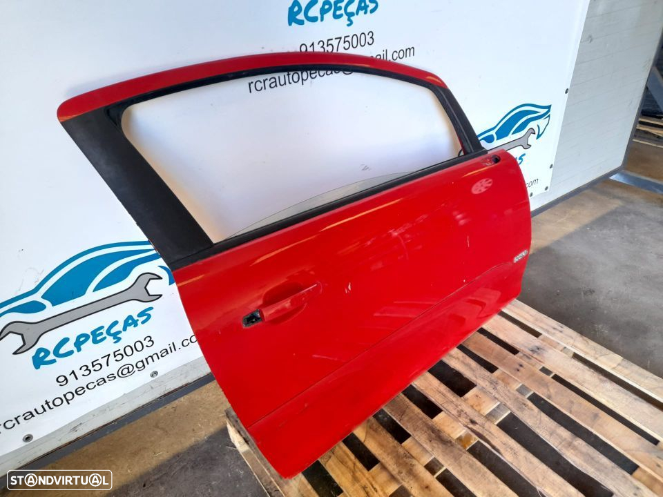 PORTA FRONTAL FRENTE DIREITA OPEL CORSA D 3 PORTAS FECHO ELEVADOR MOTOR PUXADOR VIDRO - 3