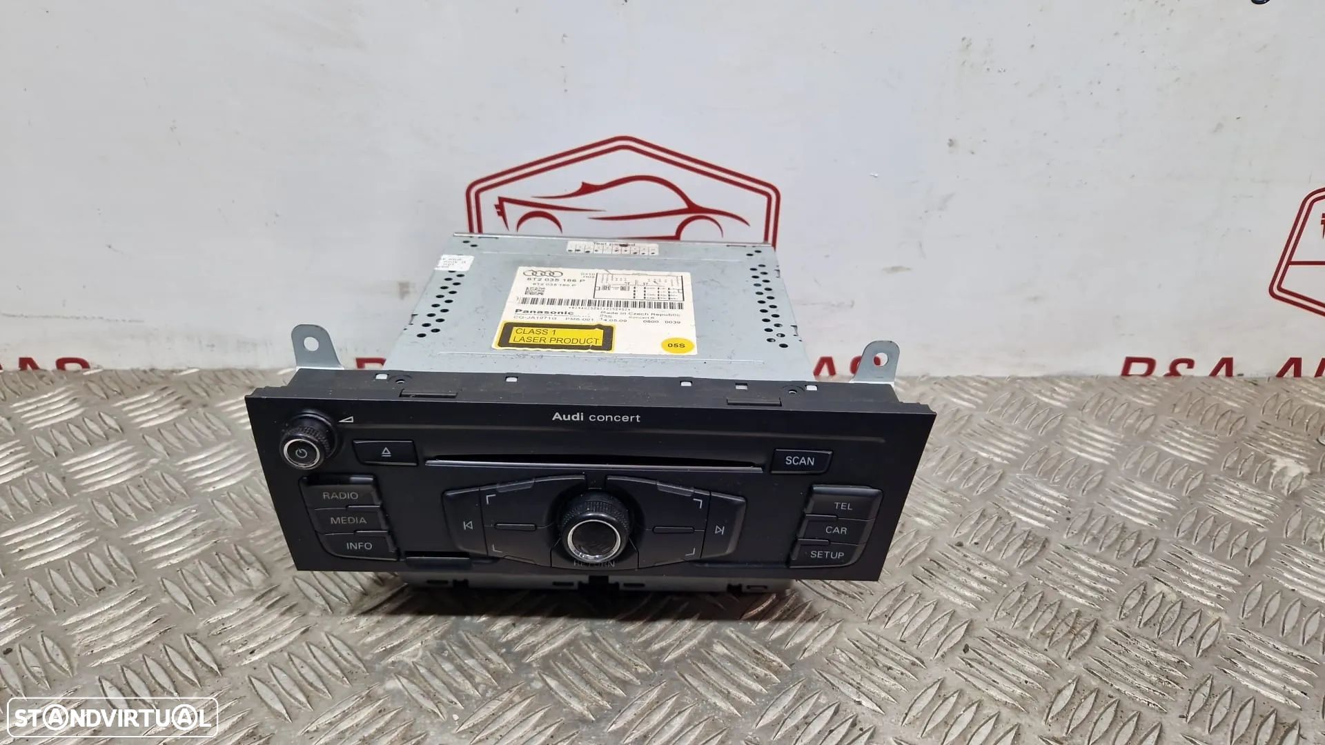 AUTORADIO / RADIO PANASONIC AUDI A5 8T 8T3 8TA 8T2035186P AUTO RADIO LEITOR CD MULTIMEDIA MULTIFUNÇÕES - 1