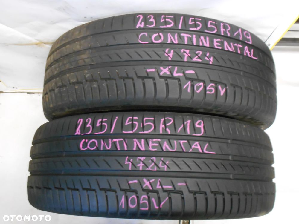 OPONY 235/55R19 CONTINENTAL PREMIUM CONTACT 6 XL DOT 4724 7.4MM