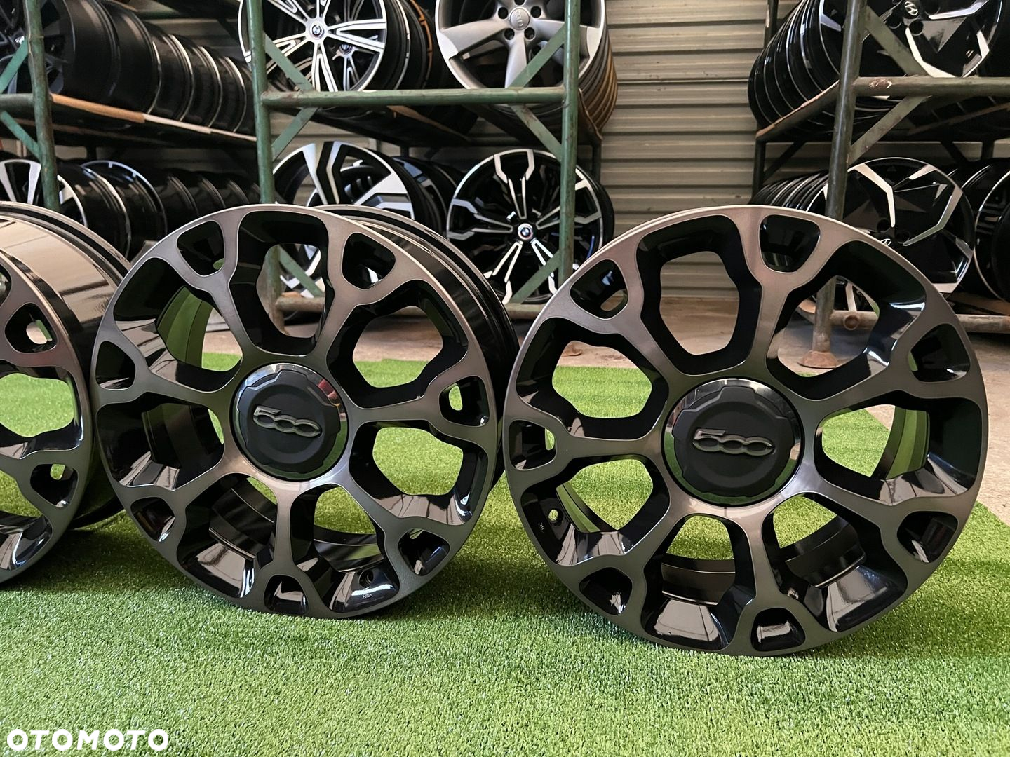 KOMPLET FELG FELGI ALU FIAT 500L 17 5X98 ET41 TIPO ORYGINALNE - 7