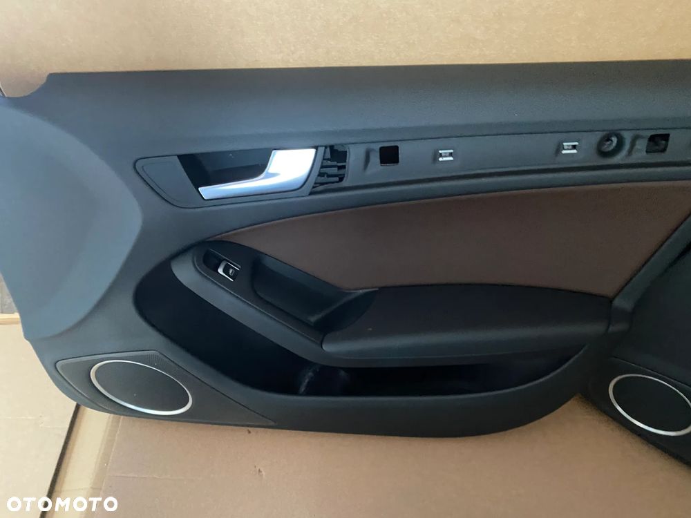 Audi A5 8T S-line Sportback Fotel fotele kanapa skóra grzane brązowe 12km - 10