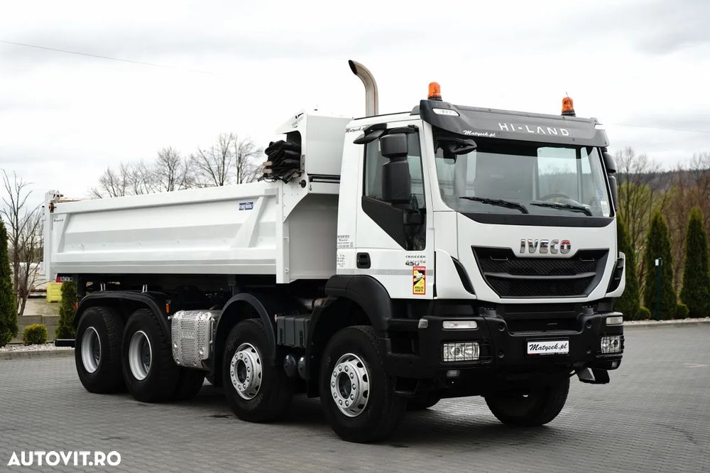 Iveco TRAKKER 450 / 8x4 / BASCULATOR / HYDRODOXY / BORDMATIC / EURO 6 / - 18