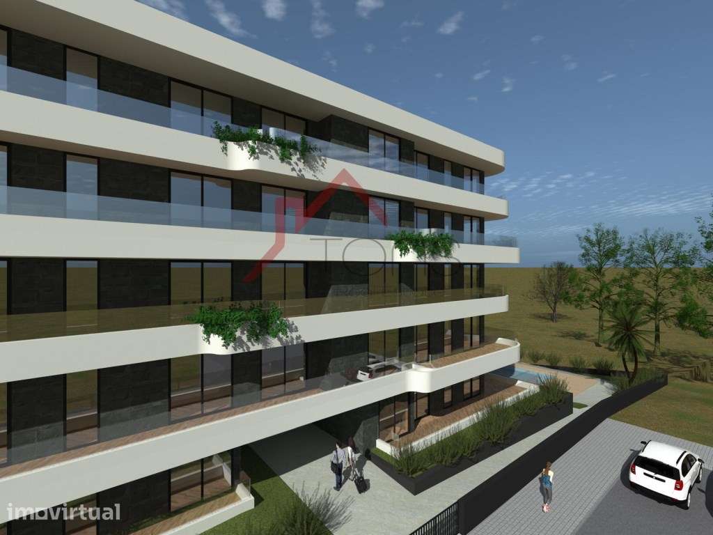 Apartamento T2 Novo em Condomínio de Luxo com Piscina e Garagem - P... - Grande imagem: 5/9