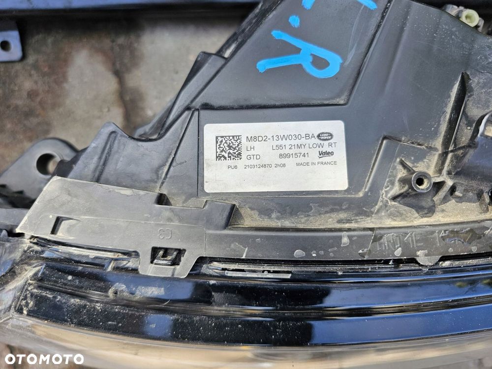 zderzak maska lampa chłodnica komplet range rover evoque l551 europa - 7