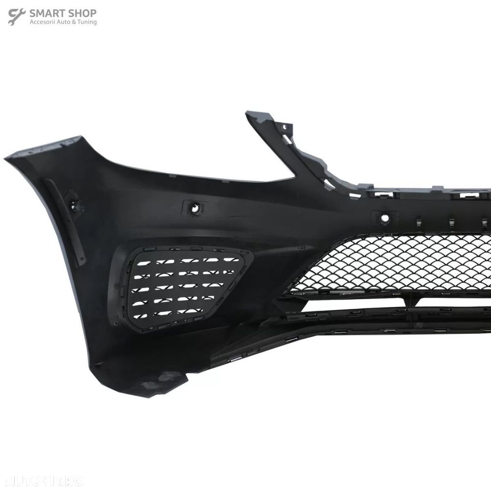 Pachet Exterior cu Grila Centrala Negru Lucios Mercedes S-Class W222 ( - 8