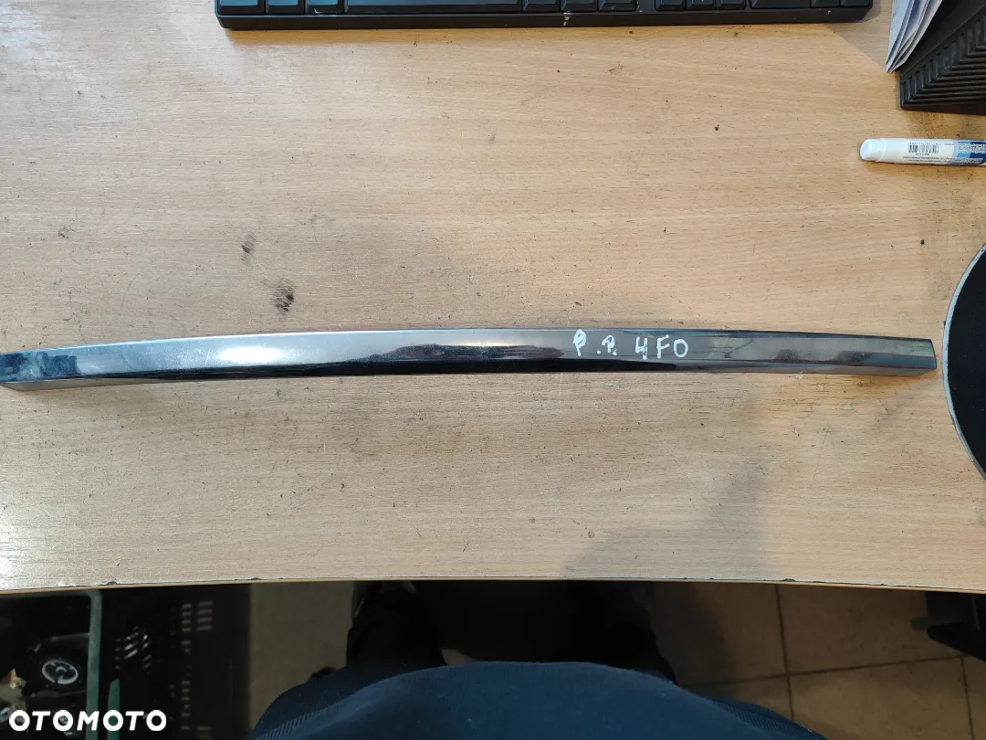 Listwa zderzaka prawa Audi A6 C6 4F0853066 - 3