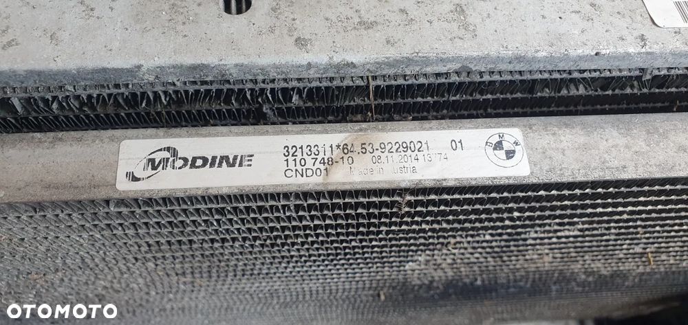 Pas przedni chłodnice wentylator wzmocnienie BMW X1 E84 Lift M-Pakiet 2.0D 9229021 7810291 7588974 - 7