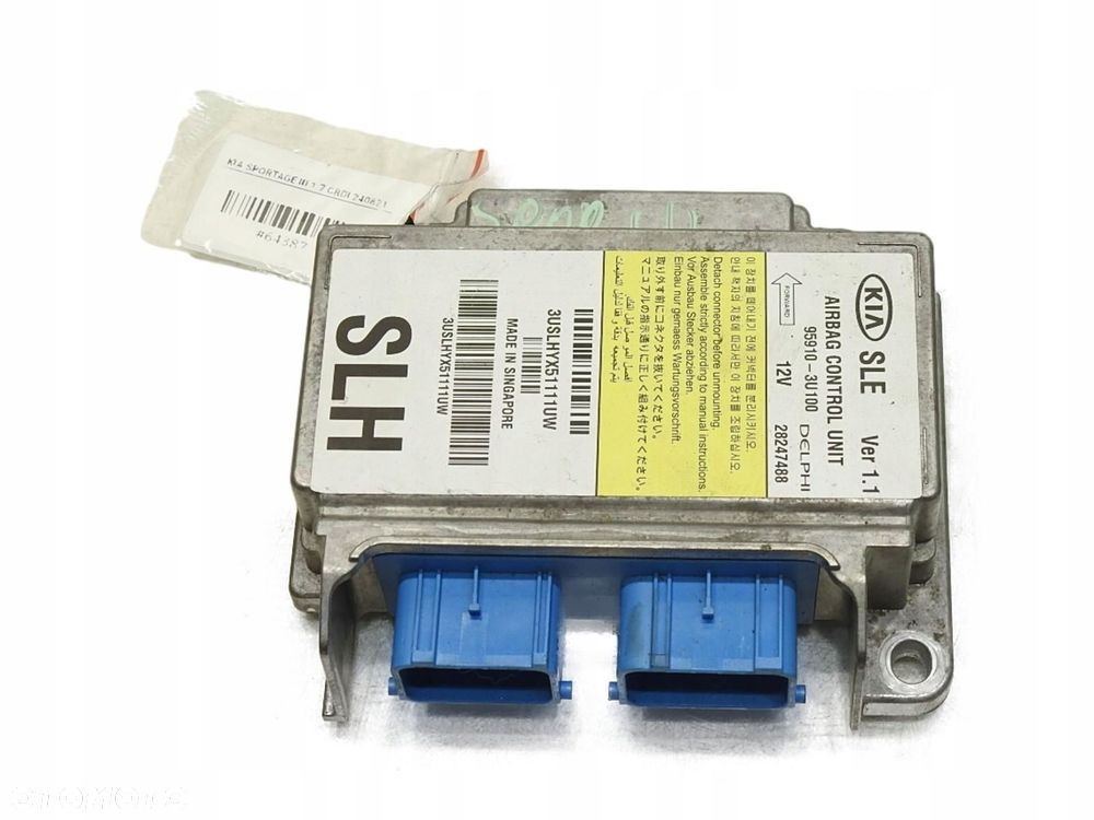 SENSOR AIR BAG AIRBAG KIA SPORTAGE III 95910-3U100 28247488 - 1