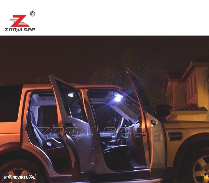 KIT COMPLETO 21 LAMPADAS LED INTERIOR PARA LAND ROVER FREELANDER 01-06 - 5