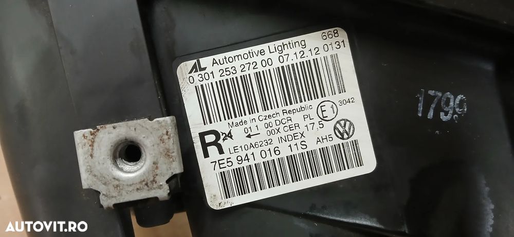 Far dreapta bixenon Vw T5 facelift 2012 - 4