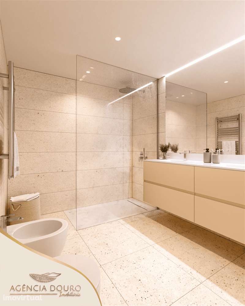 Apartamento T2 com varanda, condomínio fechado no coração de Rio Tinto - Grande imagem: 4/16