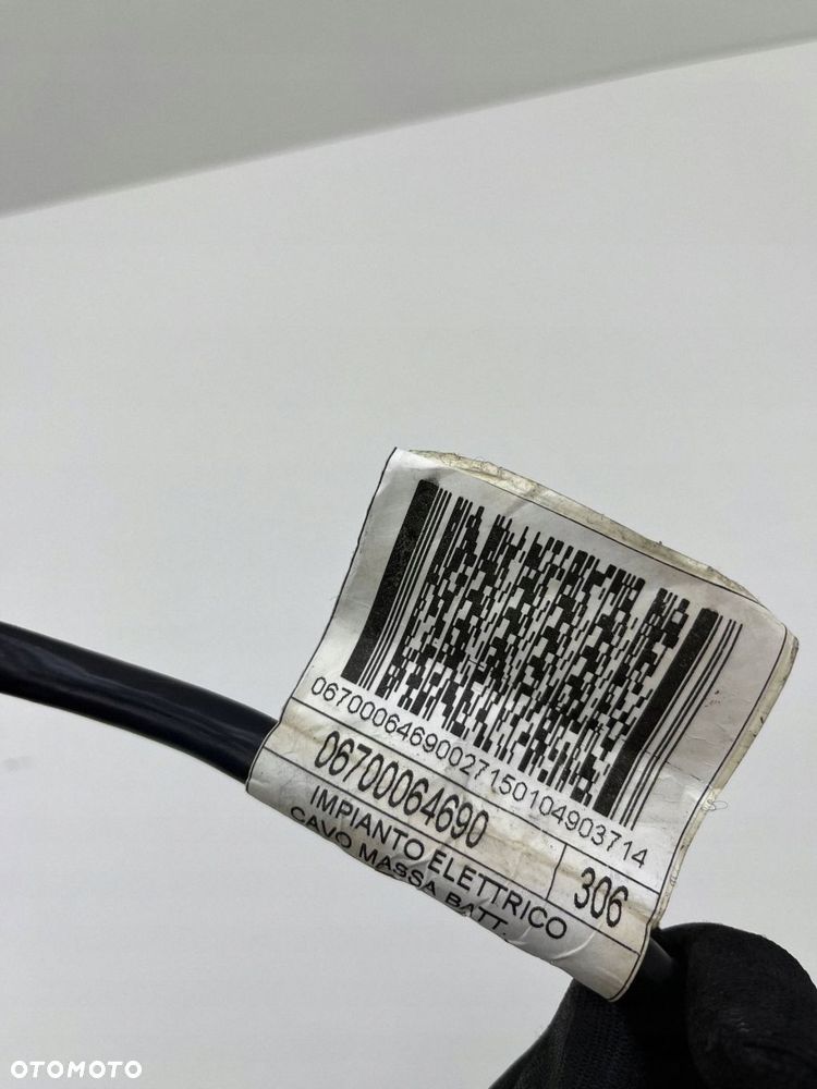 MASERATI QUATTROPORTE VI PRZEWÓD AKUMULATORA KLEMA MINUSOWA 6700064690 - 6