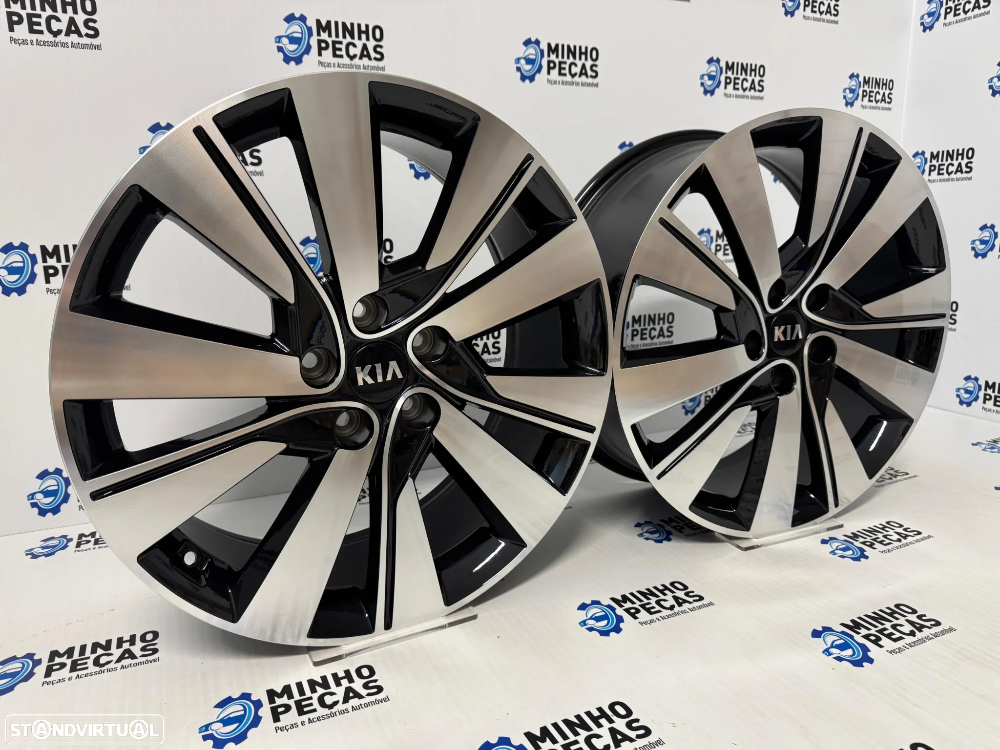 Jantes Kia Sportage em 19 (5X114.3) Preto Polido - 3