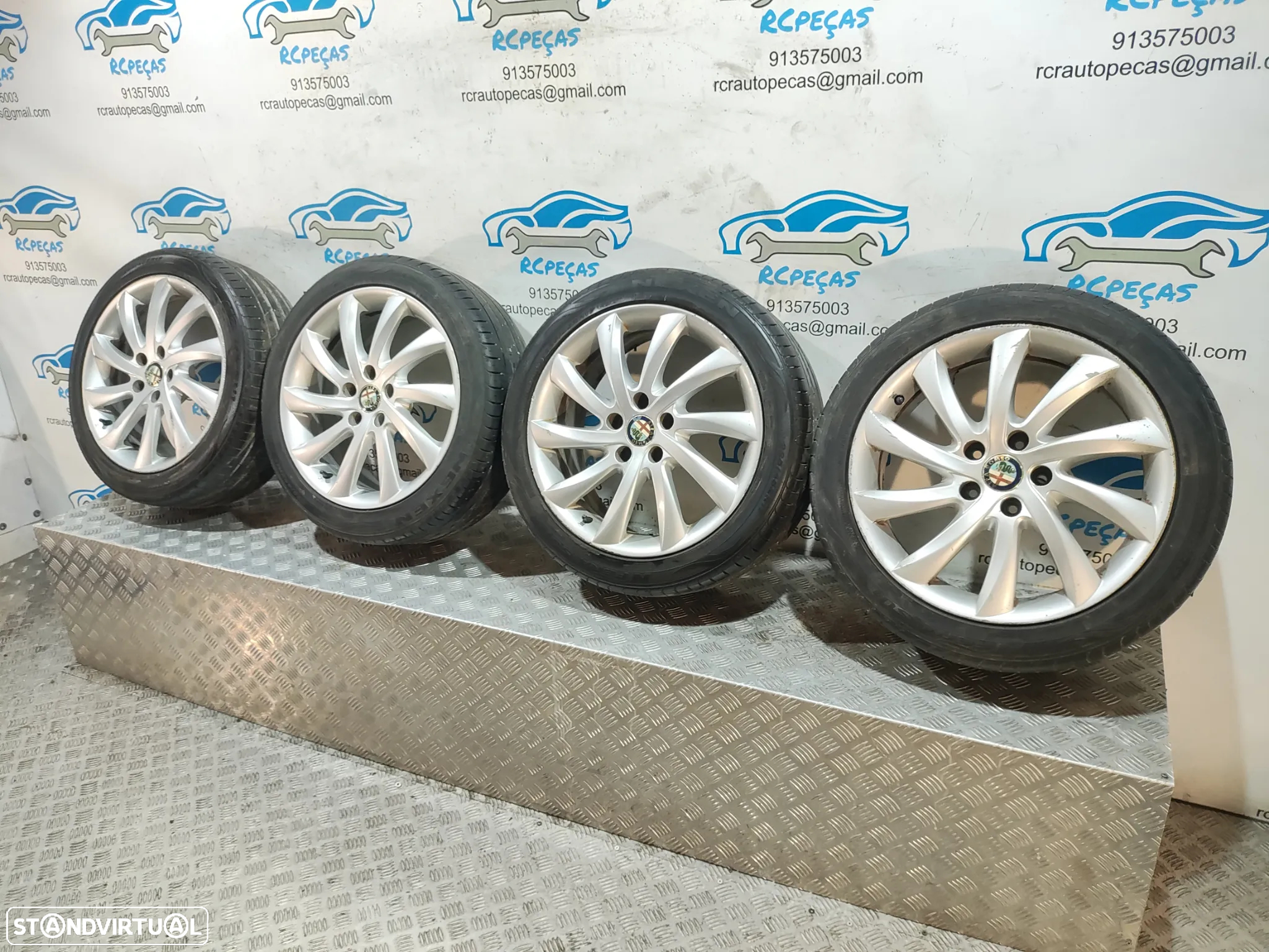 Conjunto Jantes 17 Originais Alfa Romeo Giulietta 7,5J ET41 5x110 - 3