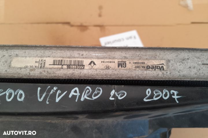 Radiator apa racire motor 93854164 Opel Vivaro A (facelift)  [din 200 - 1