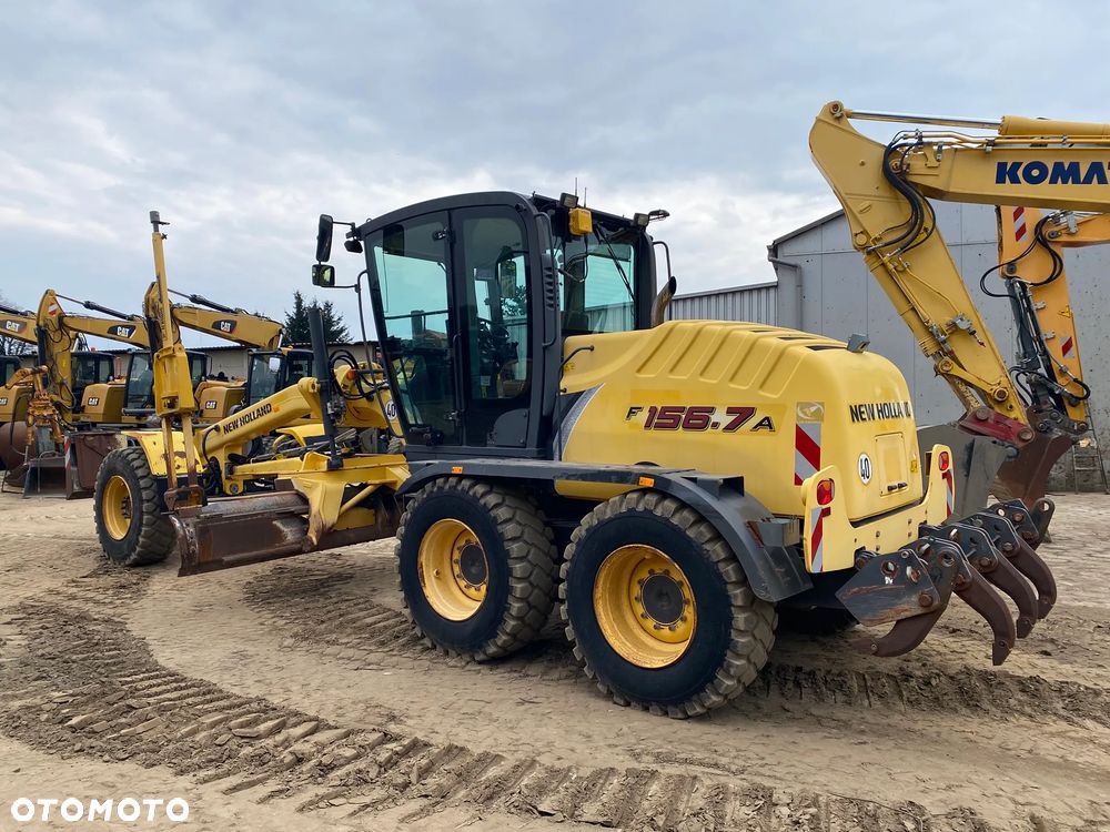 New Holland F156.7A, 10300 MTH, INSTALACJA DO NIWELACJI TRIMBLE 3D, Z NIEMIEC, NAPĘD 6X6, ZRYWAK, PRZEDNI PŁUG, - 7