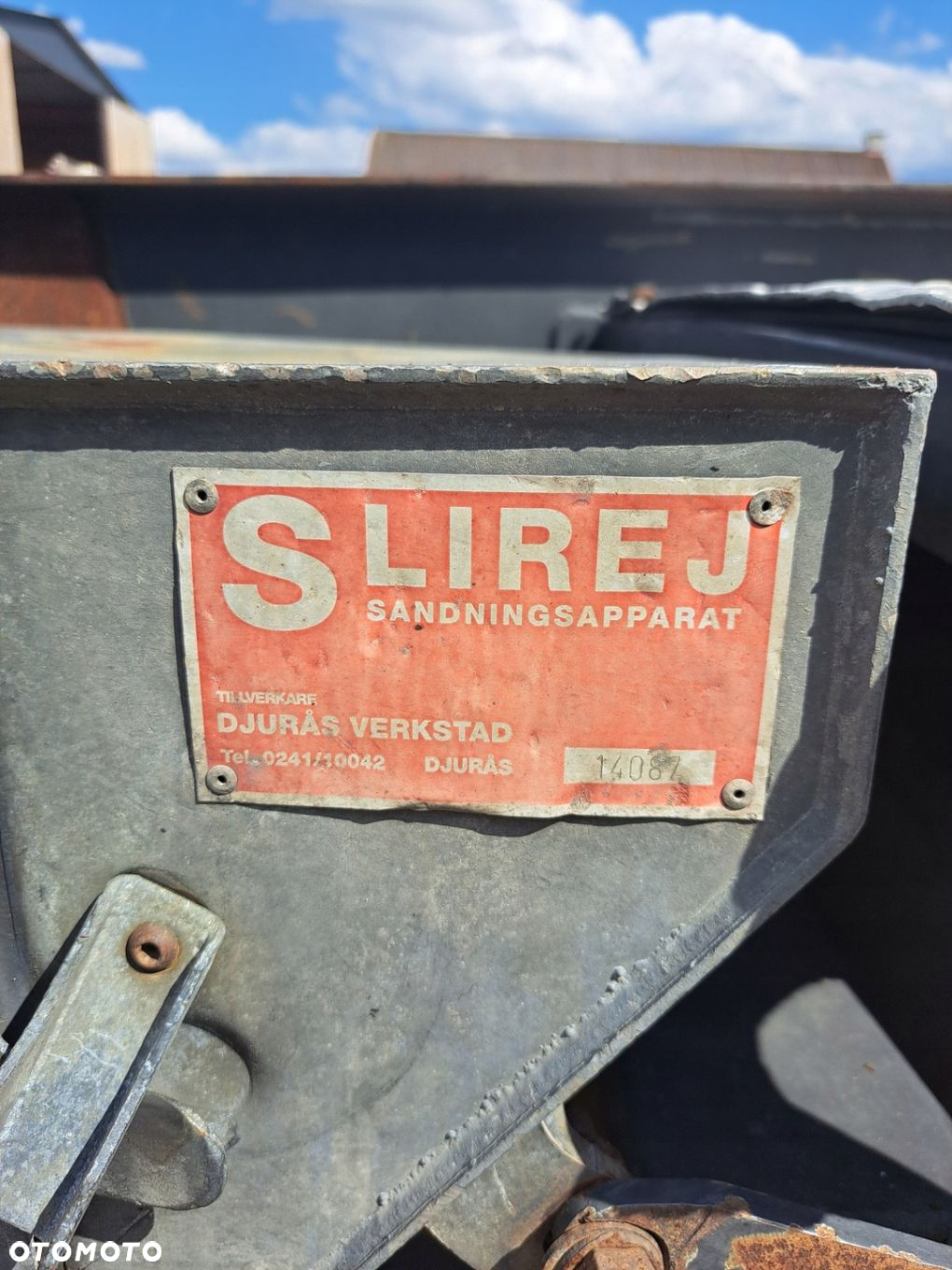 POSYPYWARKA ROZSIEWACZ PIASKU / SOLI SLIREJ SANDNINGSAPPARAT - 15