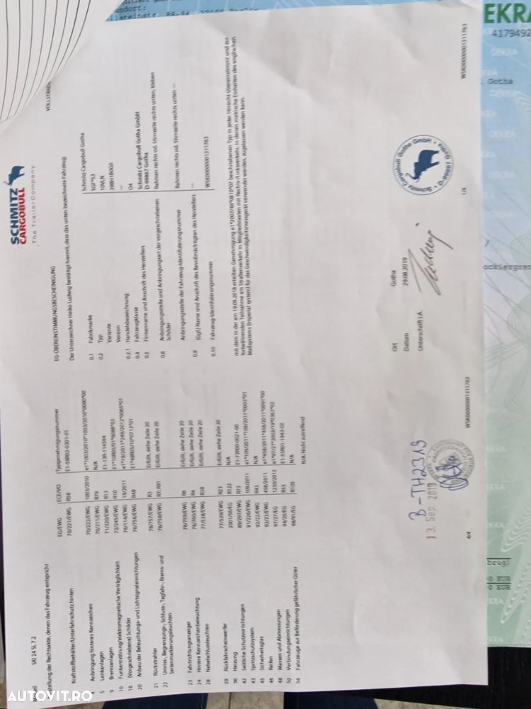 Schmitz Cargobull SKI BASCULABILA de 28mc, PRELATA RABATABILA electric, jante ALUMINIU, AXA LIFTABILA, picioare sprijin, HARDOX, Posibilitate leasing 4 ani, anvelope 385/65R22,5 70% -OK, STARE FOARTE BUNA-PROMOTIE 22.900 EUR+Tva - 32