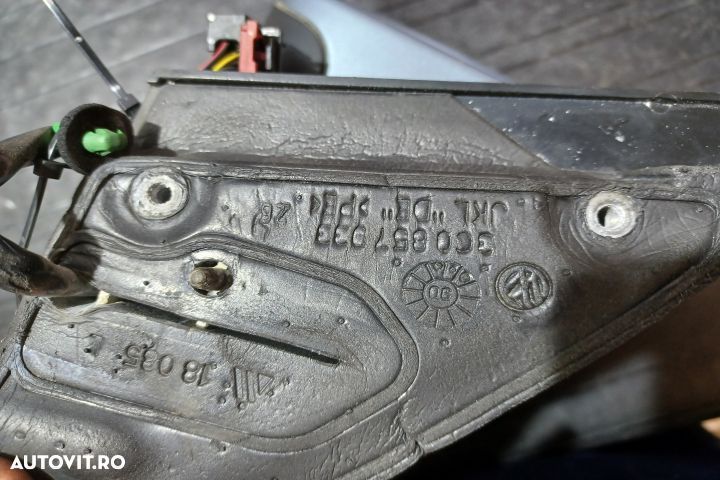 Oglinda stanga electrica 3C0857933    E1010781 CU 6 FIRE 3C0857933 - 6