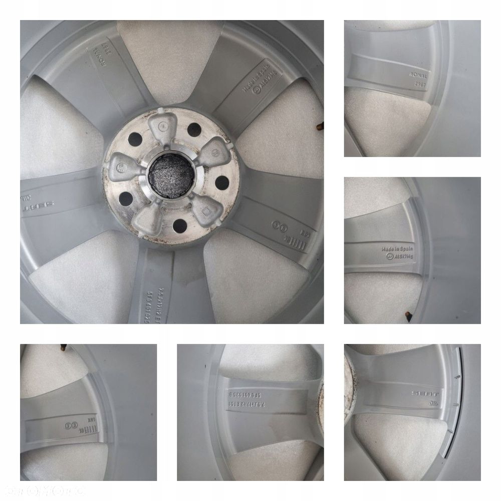 FELGI SEAT LEON ATECA SKODA VOLKSWGEN AUDI 7,5X17 17 ET51 5X112 57,1 - 14