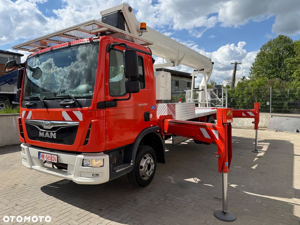MAN Podnośnik Koszowy Zwyżka Ruthman T330 33 metry  DmC 7500KG! 21 w bok! UDT! Jak Wumag Gsr Multitel Euro 6!!! - 1
