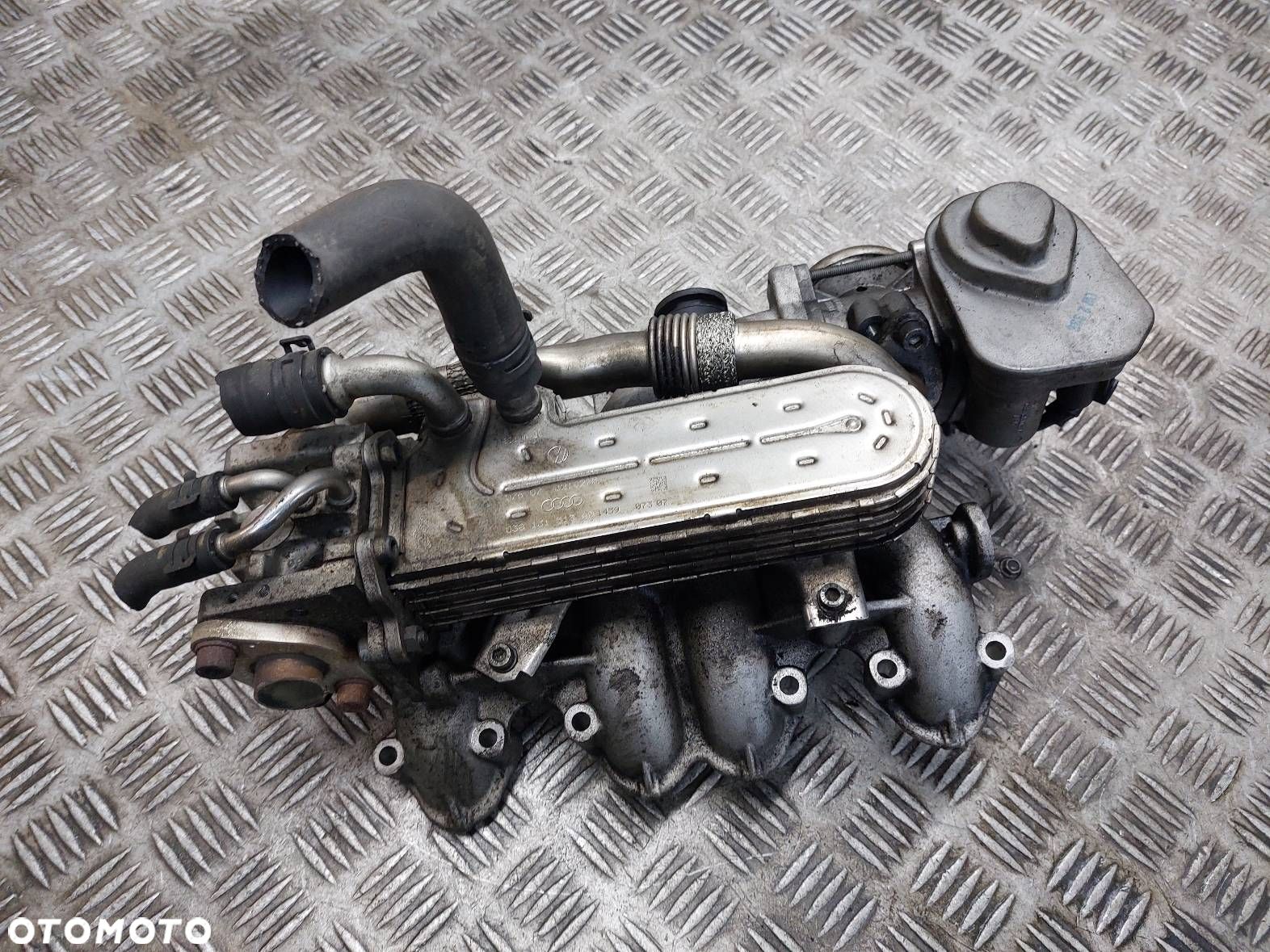 ZAWÓR EGR CHŁODNICZKA KOLEKTOR SKODA OCTAVIA II 1.9 TDI 03G129713 - 1