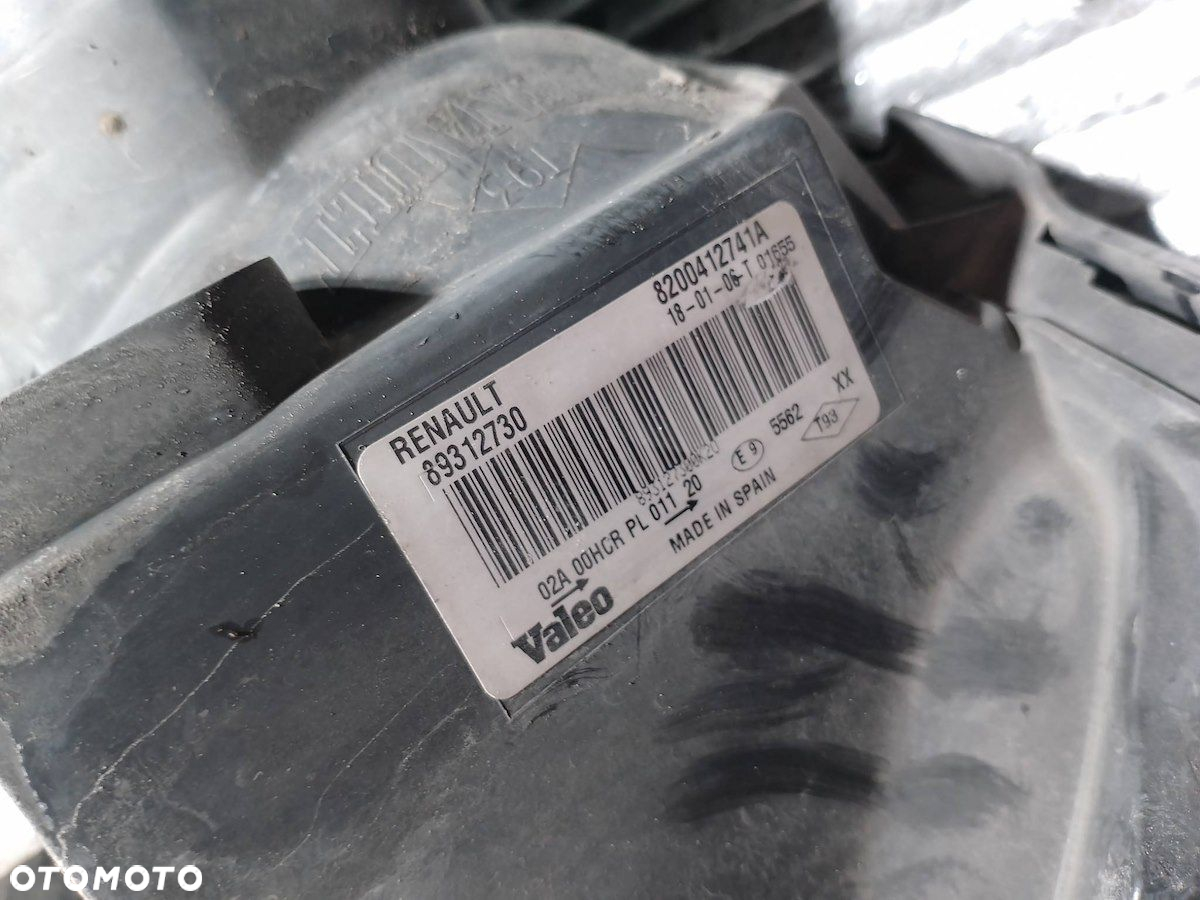 LAMPA PRZÓD LEWA RENAULT MEGANE II 8200412741A   89312730 - 6