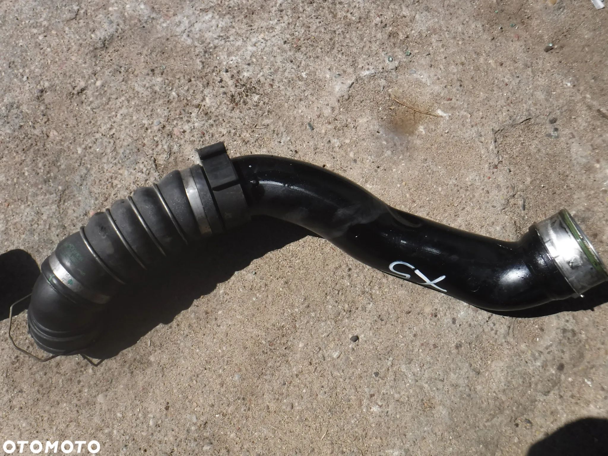 BMW X5 E70 X6 E71  3.0 SD 286 ps rura przewod powietrza intercoolera turbiny waz 7810317 - 1