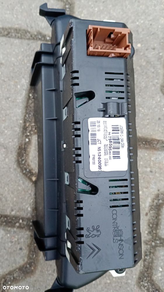 F.VAT WYŚWIETLACZ 967585958000 Citroen JUMPY II EXPERT II SCUDO II MONITOR EKRAN Z RAMKĄ - 3