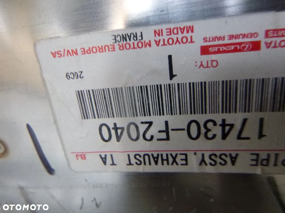 toyota corolla e21 1,5 tłumik nowy oryginał tył tylny - 2