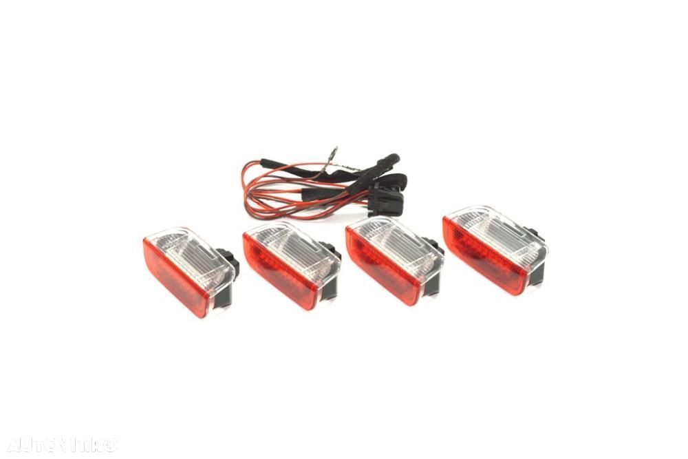 Lampi LED lumina rosie/alba avertizare usi VW Golf 5, Golf 6, Passat - 7