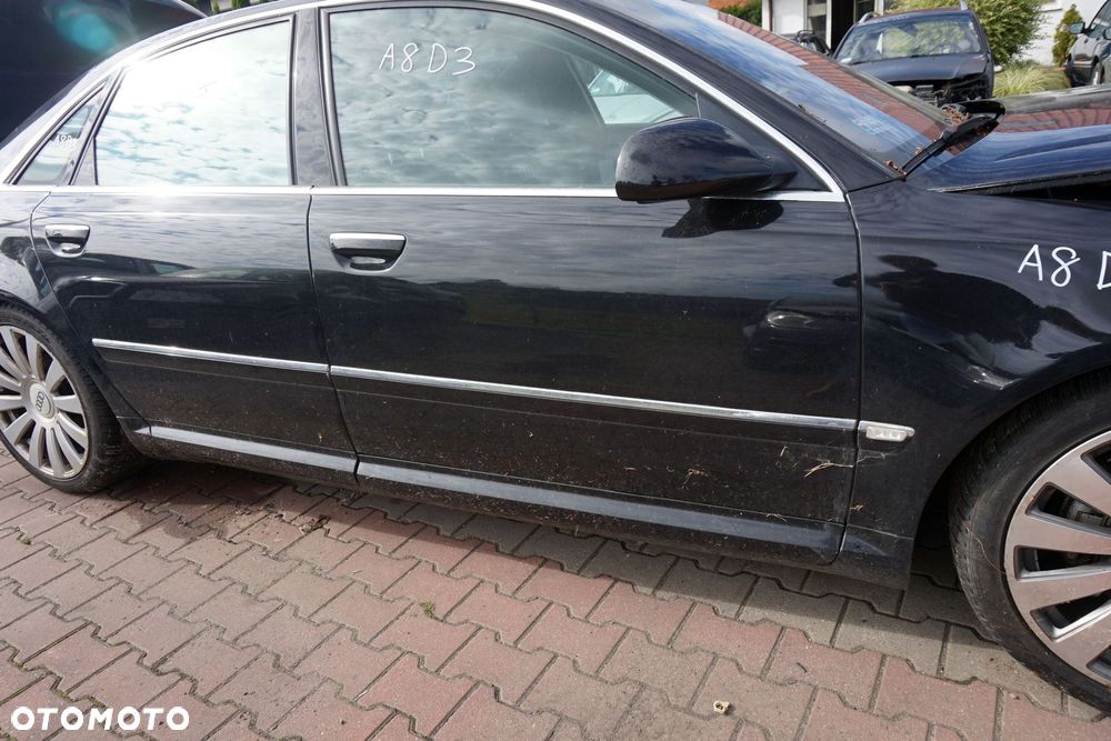 DRZWI PRZEDNIE PRAWE A8 II D3 4E2 LIFT   CZARNY AUDI 2005-2010 - 4