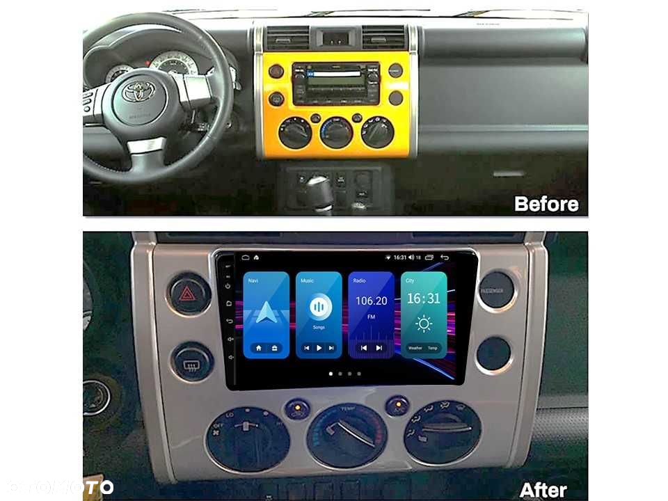 Radio samochodowe Android Toyota FJ Cruiser (9", UV silver) 2007.-2020 - 8