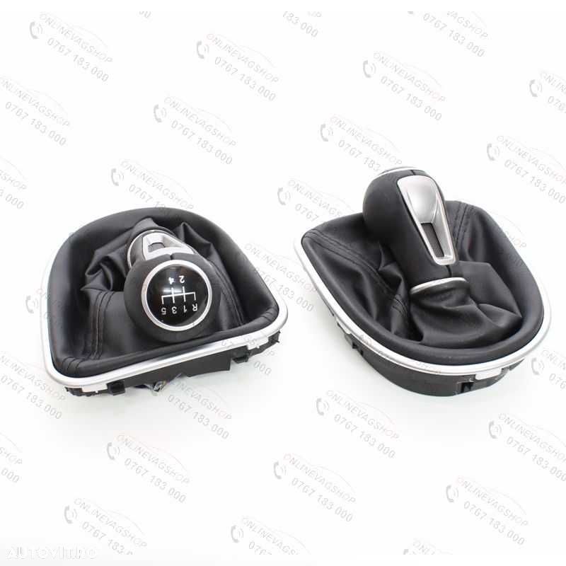 Nuca piele Seat Leon 1P, Altea, Toledo cu manson schimbator 5-6 viteze - 2