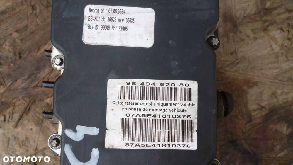 citroen c4 sterownik abs pompa - 3