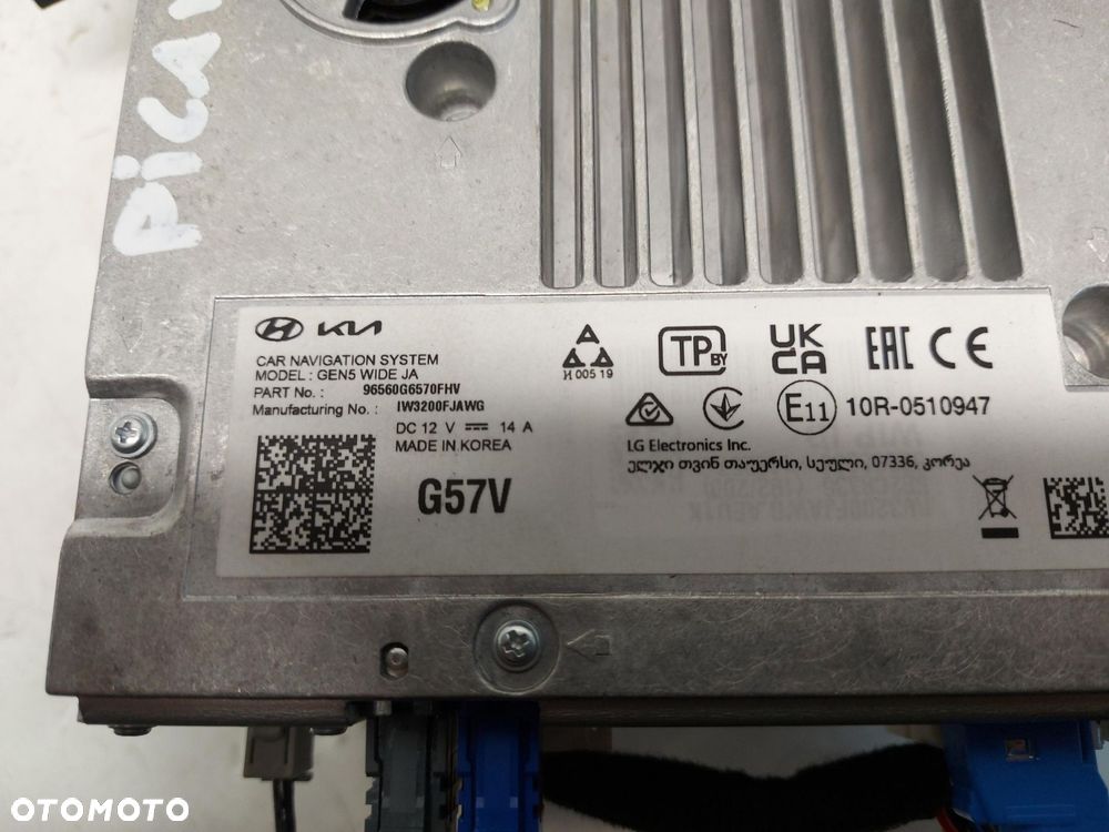 Picanto IV III LIFT 2025r radio wyświetlacz ekran nawigaci navi 96560g6570 - 5