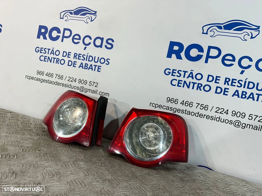 .Conjunto Farolins Tras Traseiro Esquerdo Direito Original LED Volkswagen VW Passat B6 3C5945096H 3C5945095H 2005 - 2010 - 7