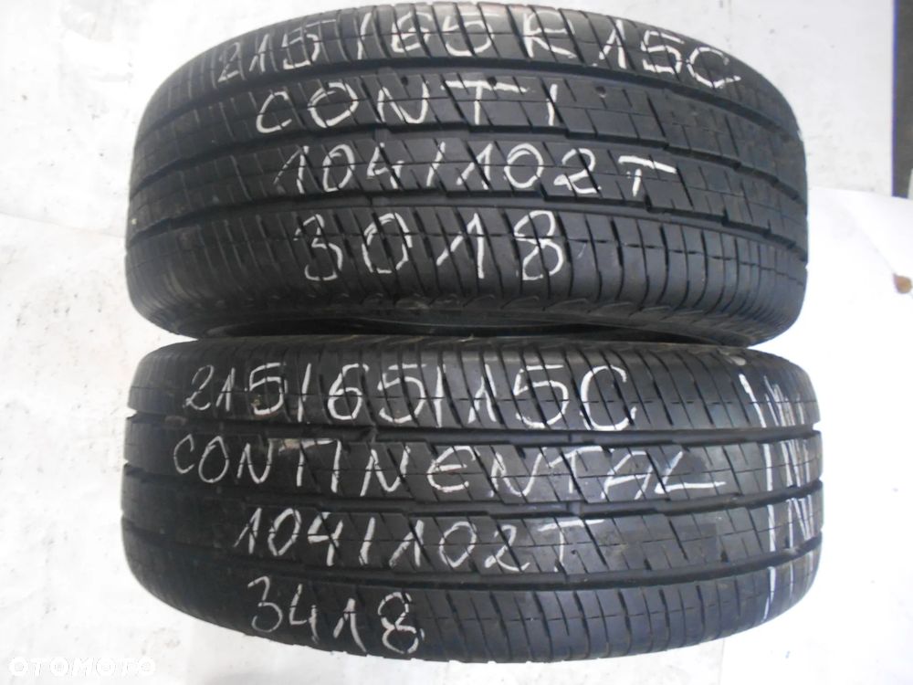 OPONY 215/65R15C CONTINENTAL VANCO 2 DOT 3418 9.5MM - 1
