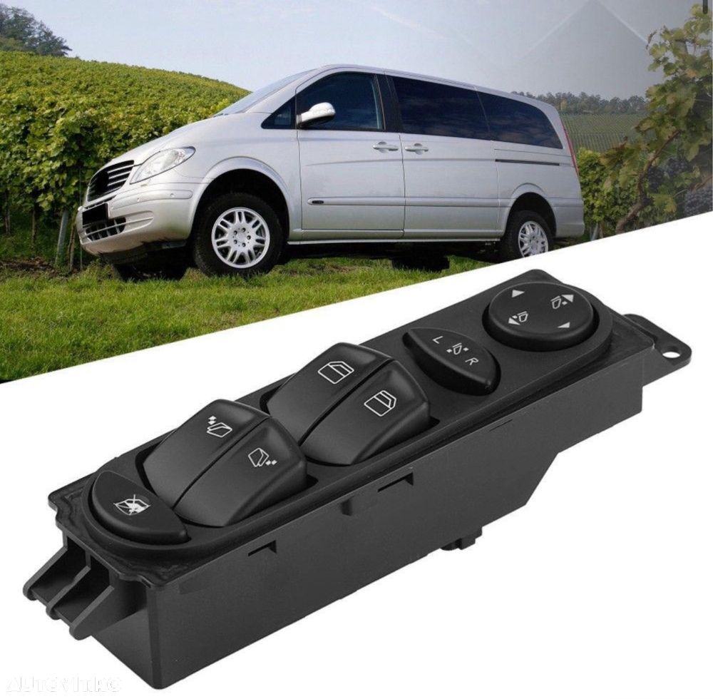 Butoane Comanda Geamuri Sofer Consola Bloc Comenzi Mercedes Vito W639 - 1