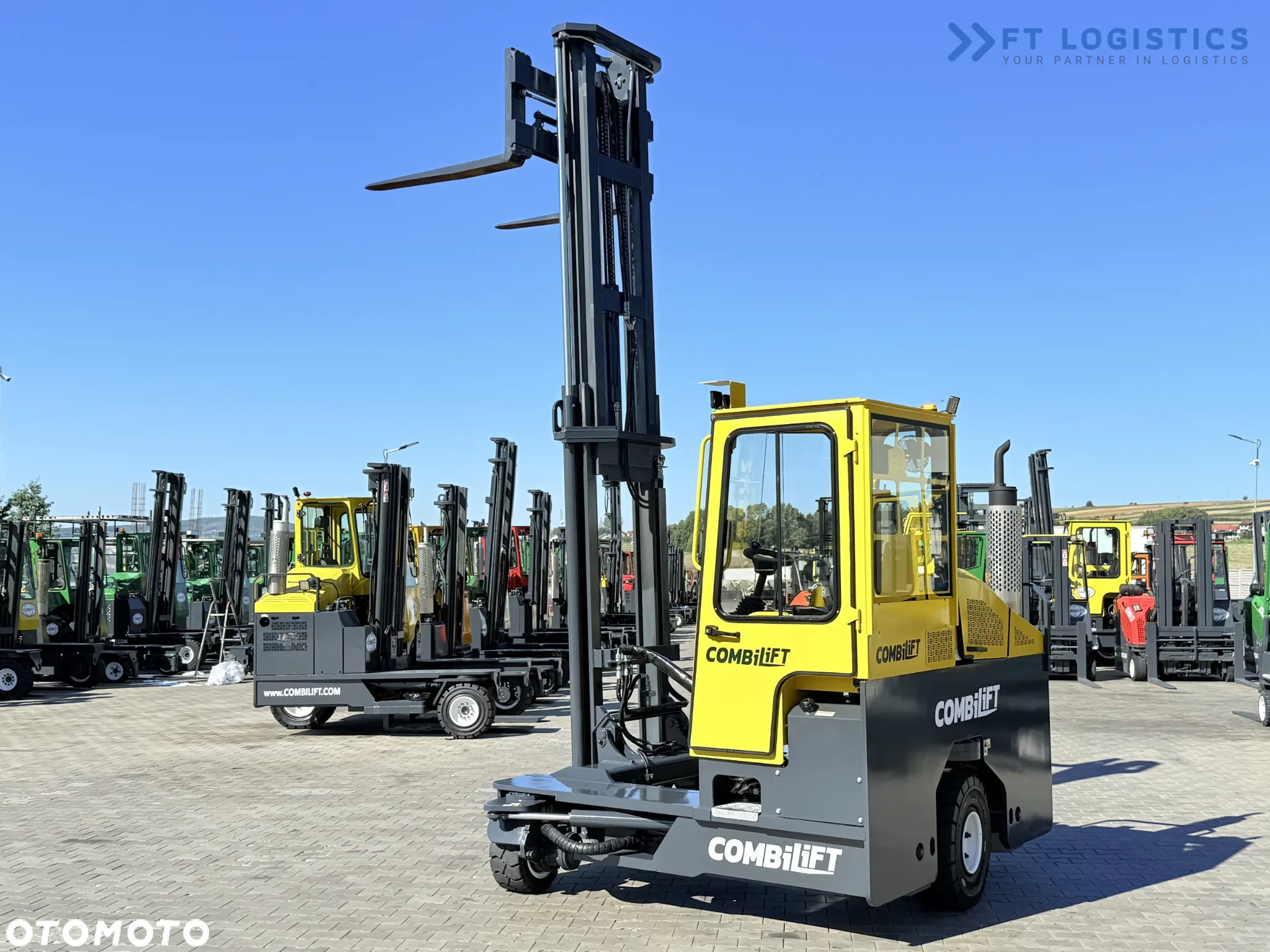 Combilift WÓZEK CZTEROKIERUNKOWY - WIELOKIERUNKOWY C4000 / DIESEL / DUPLEX 4100MM /JEDYNE 2888 MOTOGODZIN /  POZYCJONER WIDEŁ / PEŁNA KABINA - OGRZEWANIE / STAN IDEALNY / Szeroka oferta wózków czterokierunkowych i bocznych, dopasowanych do różnorodnych potrzeb i zastosowań - 39