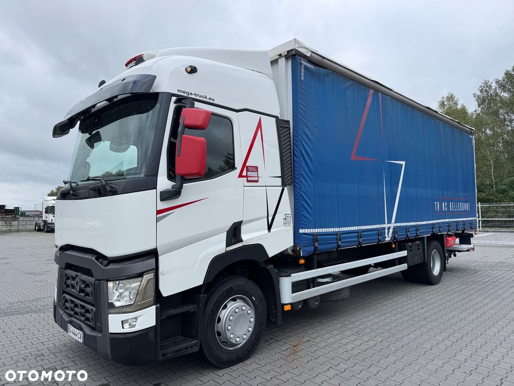 Renault T 430 firanka winda import Francja - 1