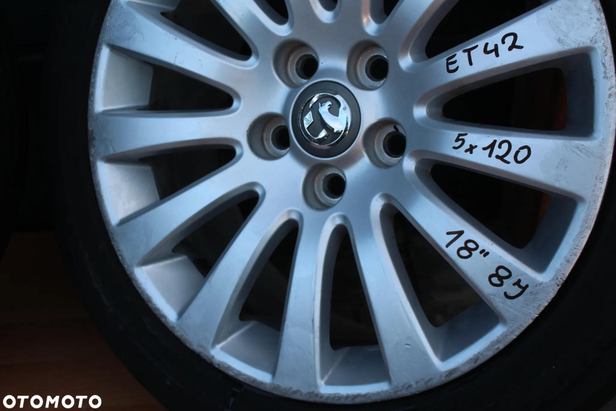 FELGI ALUMINIOWE KOŁA OPONY OPEL INSIGNIA R18 5x120 ET42 - 9