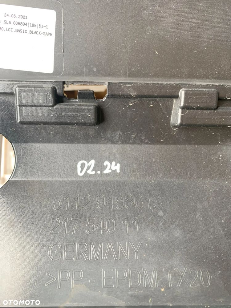 BMW 5 V G30 LCI FL 16r Zderzak tyl tylny - 6