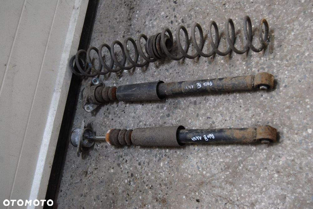AMORTYZATORY TYŁ TYLNE + SPRĘŻYNY VW POLO IV 9N 1.2 6Q0513025AA SACHS - 4