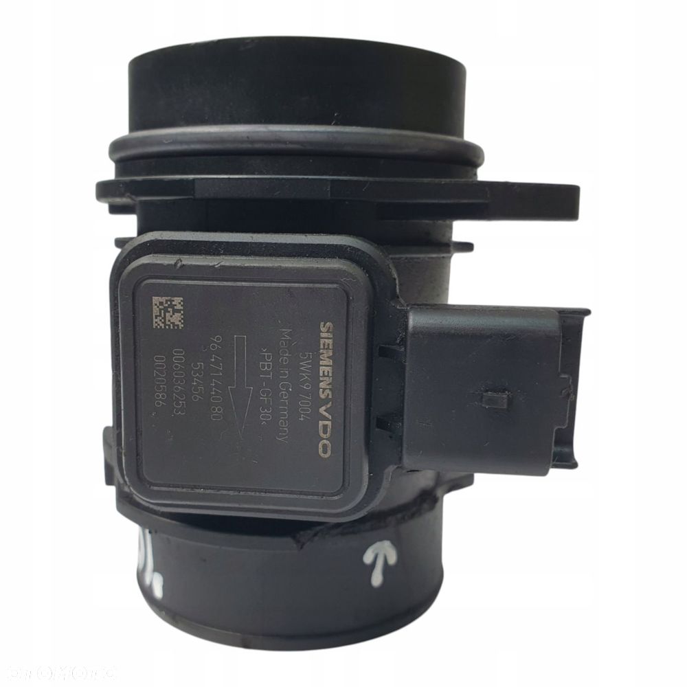 PRZEPŁYWOMIERZ Citroen C4 C5 Peugeot 307 407 1.6 HDI 5WK97004 9647144080 - 12