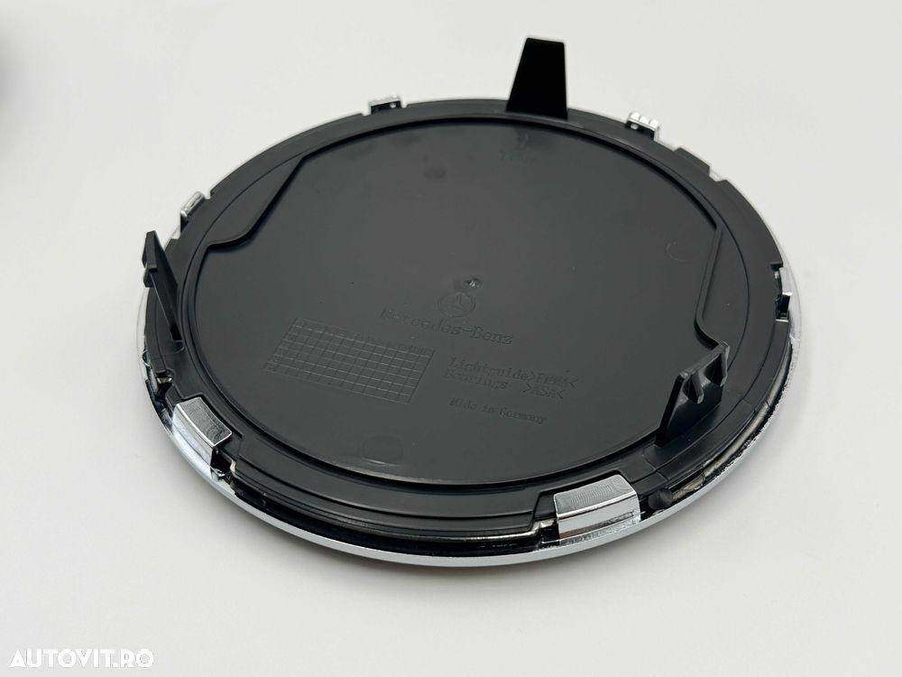 Emblema Compatibila Mercedes W204 sticla crom/negru distronic c class - 7
