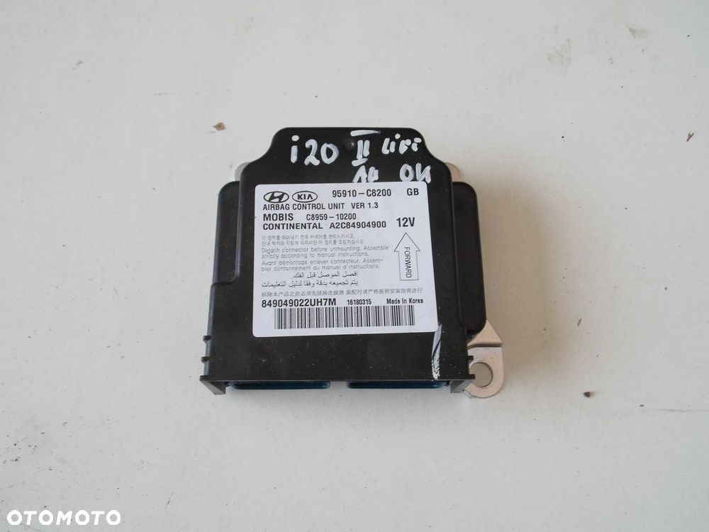 MODUŁ STEROWNIK SENSOR AIRBAG 95910-C8200 HYUNDAI I20 II LIFT SPRAWNY - 1
