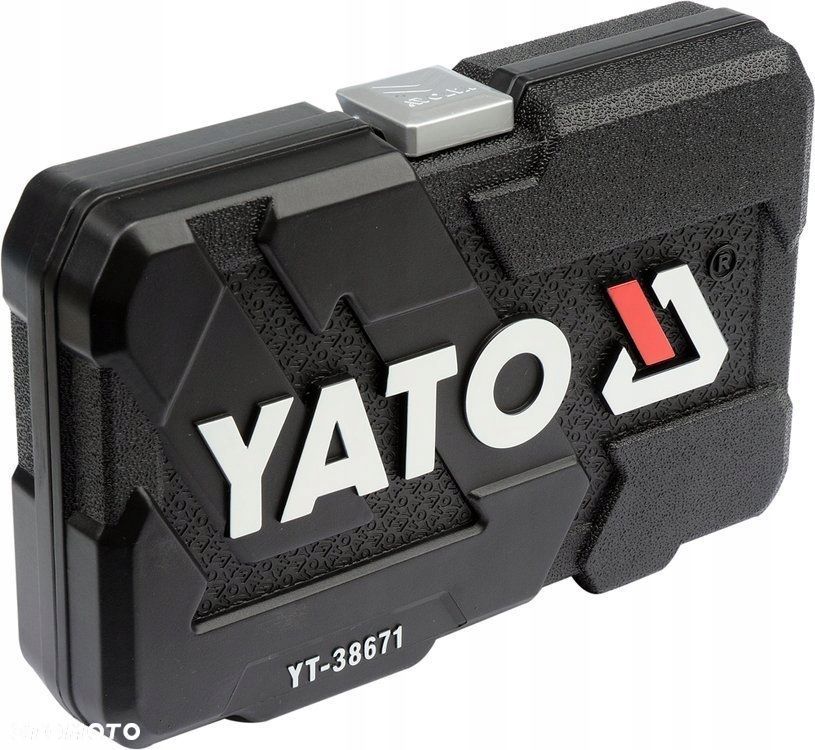 YATO ZESTAW NARZĘDZIOWY 1/2" 12 SZTUK KLUCZE NASADOWE NASADKI YT-38671 - 4